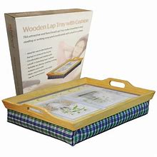 Aidapt Plateau de lit/fauteuil en bois pour petit-déjeuner avec coussin VM938