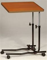 Drive DeVilbiss Overbed Chair Table 946 with wheels Adjustable Tilt top