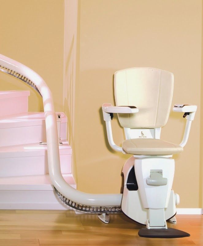 Access BDD Flow 2 A or Flow X Programmable Seat Curved Stairlift Spiral Narrow Staircase Stairs Reconditioned or New