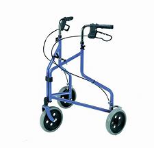 Roma Triwalker Lightweight/Tri wheel walker with loop brakes 2340