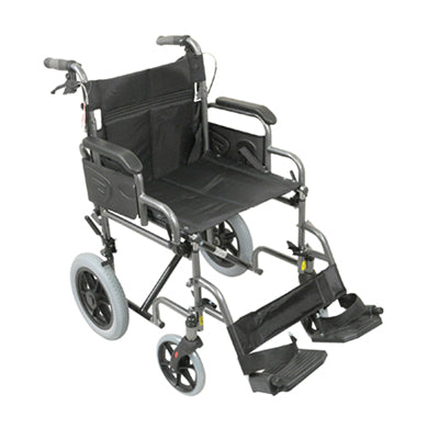 Aidapt Deluxe Attendant Propelled Steel Wheelchair VA169