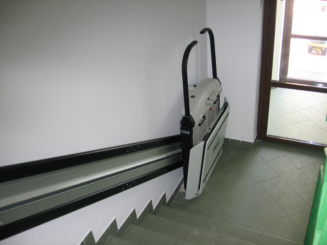 Vimec V6 Wheelchair Platform Lift Straight Outdoor and Indoor New or Reconditioned fully Installed