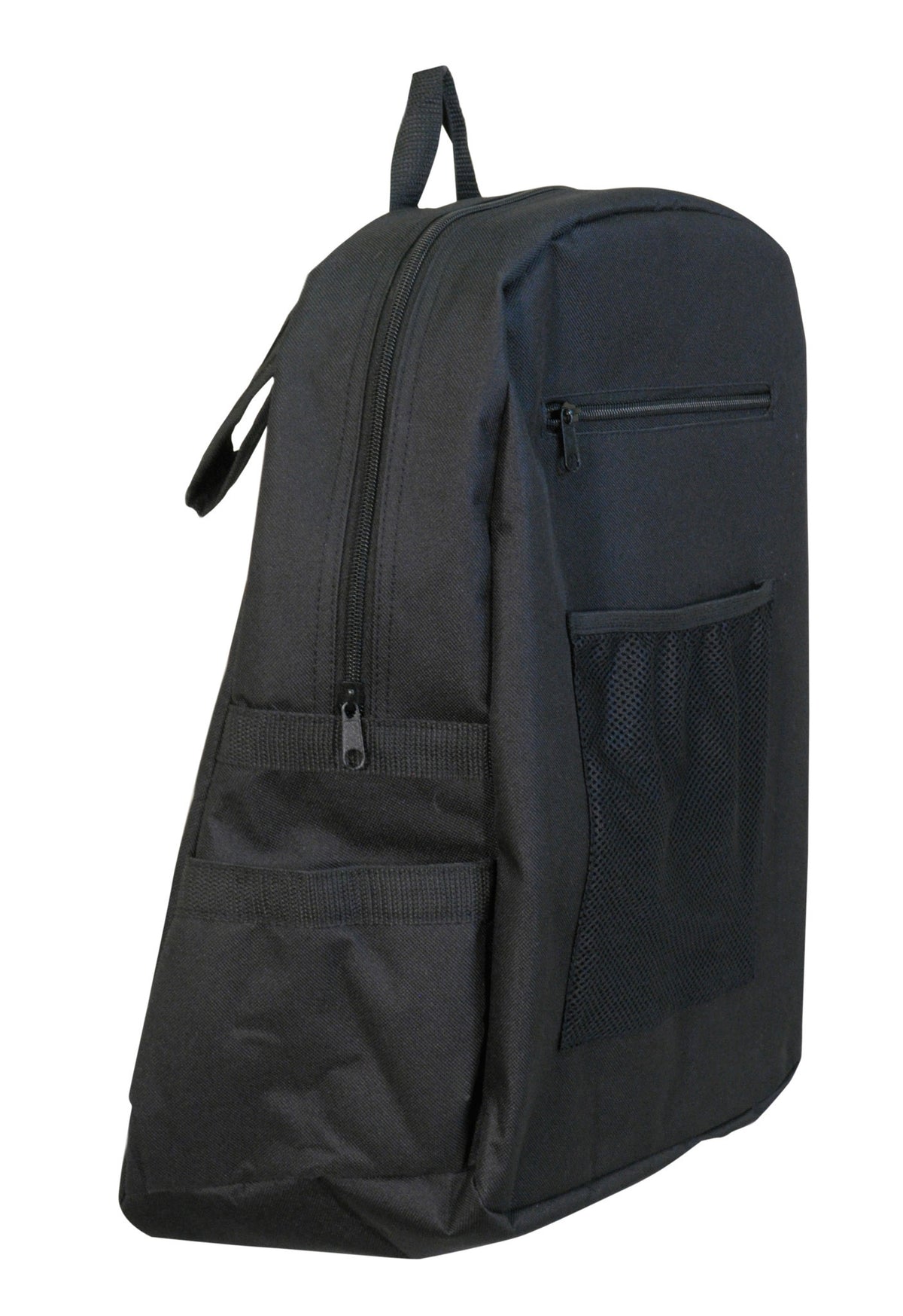 Aidapt Deluxe Lined Wheelchair Bag Rucksack Black Slip Over Handles Waterproof VA136SS