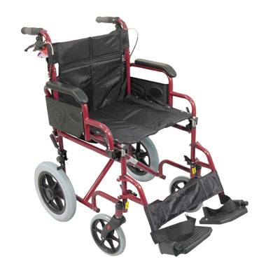 Aidapt Deluxe Attendant Propelled Steel Wheelchair VA169