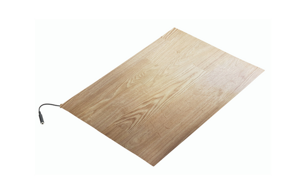 Alerta Wood Mat, Farmhouse Oak - Single Ring Plug - WAM-FHOAK-S