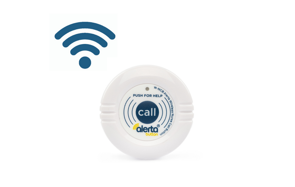 Alerta Wireless Button Carer Panic Alarm Nurse Call System W-NCB