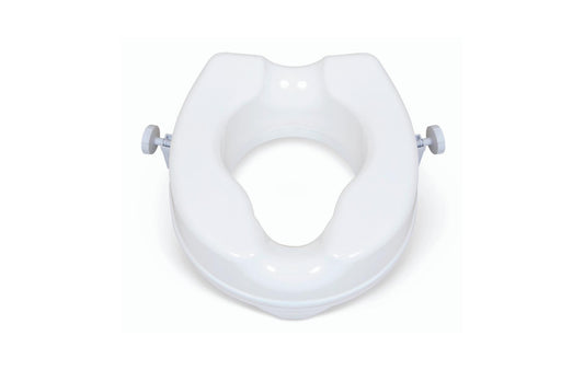 Alerta Raised Plastic Toilet Seat raiser 2 inches ALT-BE006